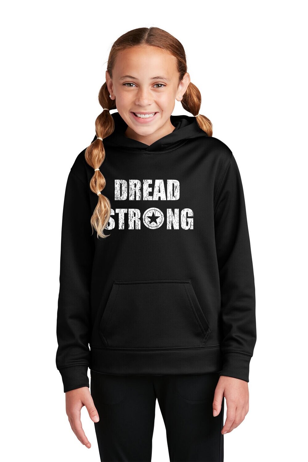 Youth Performance Hoodie - Black