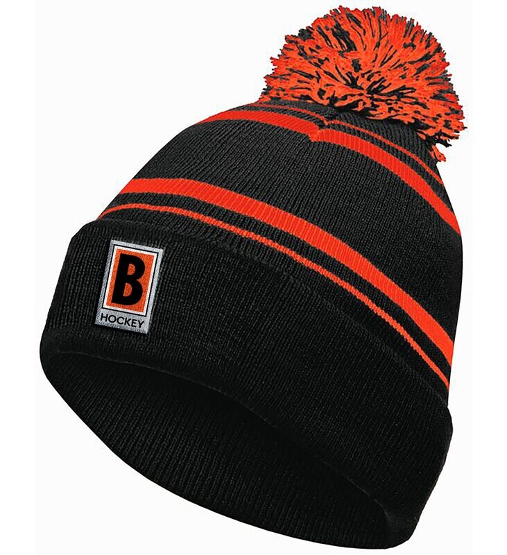 Homecoming Beanie- Black and Orange