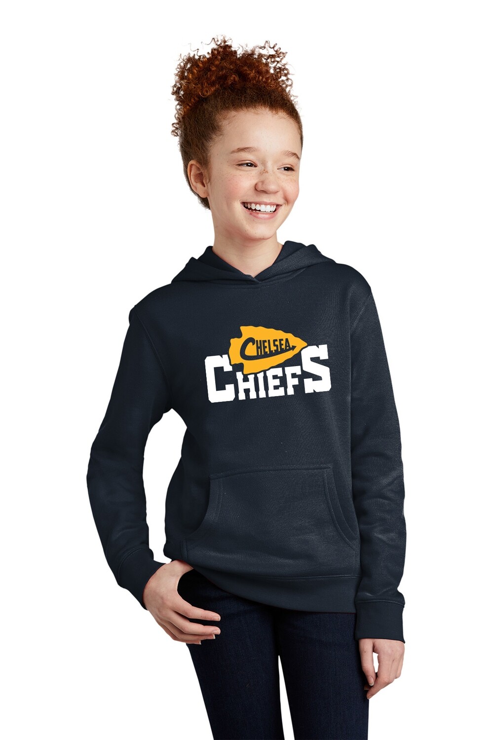 Youth District Fleece Hoodie-Navy Youth District Fleece Hoodie-Navy