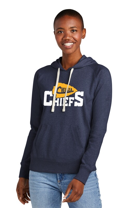 Women's Fleece Hoodie-Navy