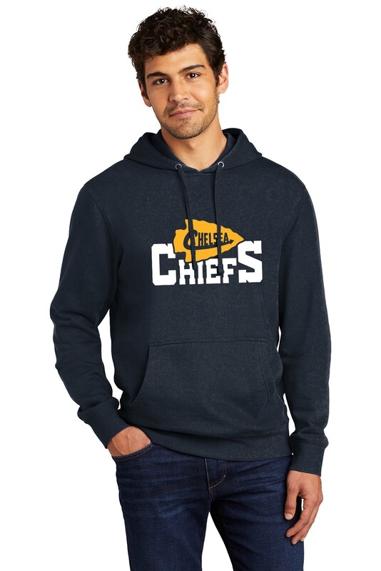 Unisex District Fleece Hoodie-Navy