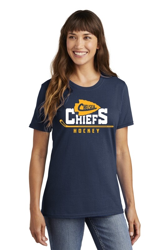 Ladies Core Cotton Tee - Navy