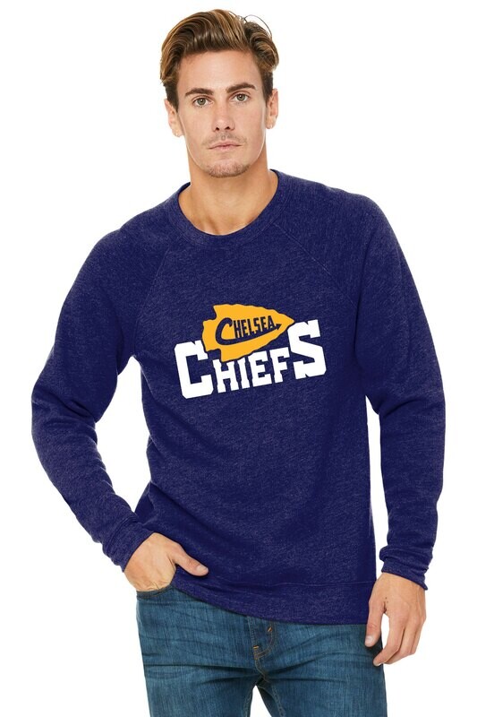 Unisex Sponge Fleece Crewneck Sweatshirt - Navy