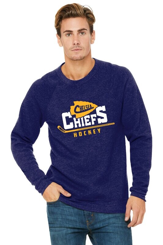 Unisex Sponge Fleece Crewneck Sweatshirt - Navy