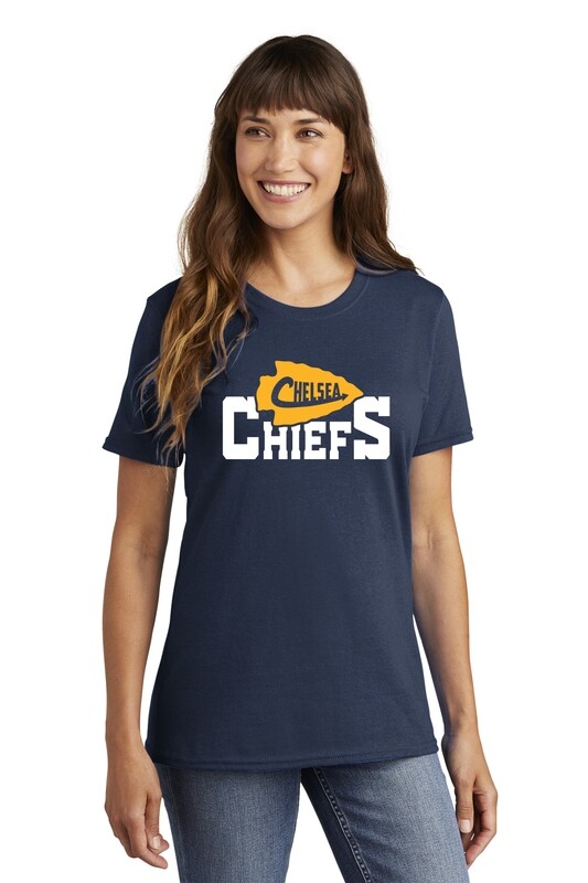 Ladies Core Cotton Tee - Navy