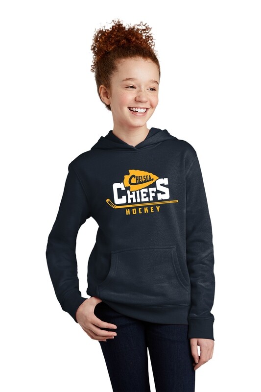 Youth District Fleece Hoodie-Navy