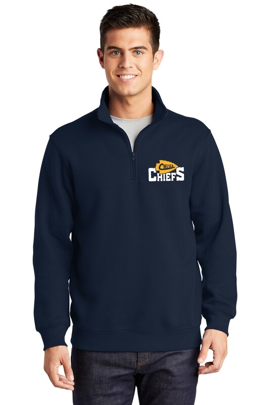 1/4 Zip Sweatshirt-Navy