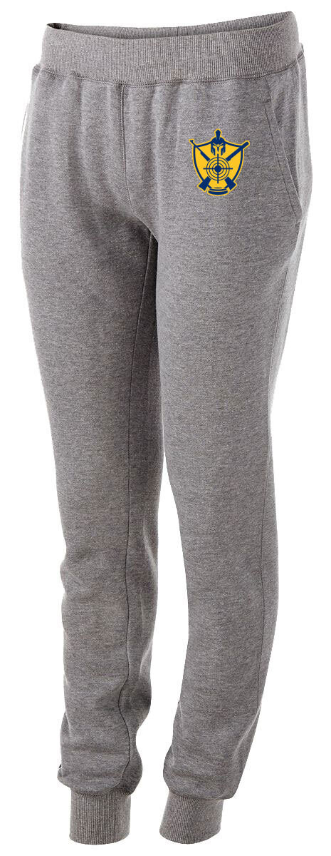 Ladies 60/40 Fleece Jogger -Navy/Heather Grey