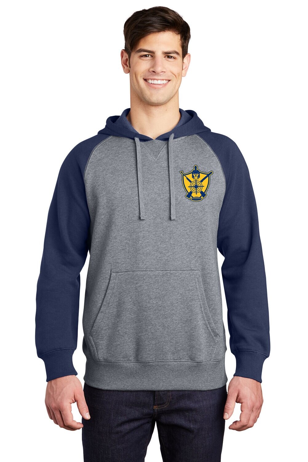 Unisex Raglan Colorblock Hoodie