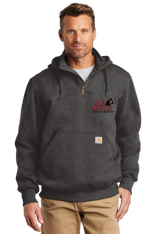 Carhartt Rain Defender Zip Sweatshirt (Embroidered)- Black, Carbon Heather, Navy