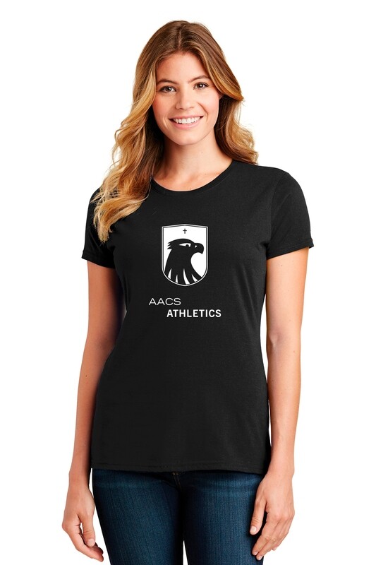 Ladies Cotton Tee- Grey, Black, Royal