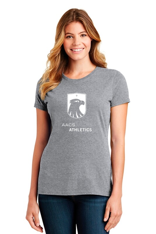 Ladies Cotton Tee- Grey, Black, Royal
