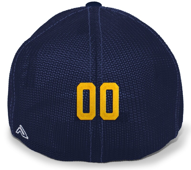 Trucker Mesh Ball Cap -Navy