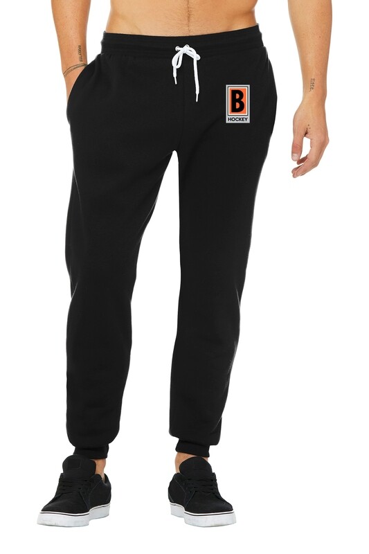 Unisex Jogger Sweatpants- Black/ Athletic Heather