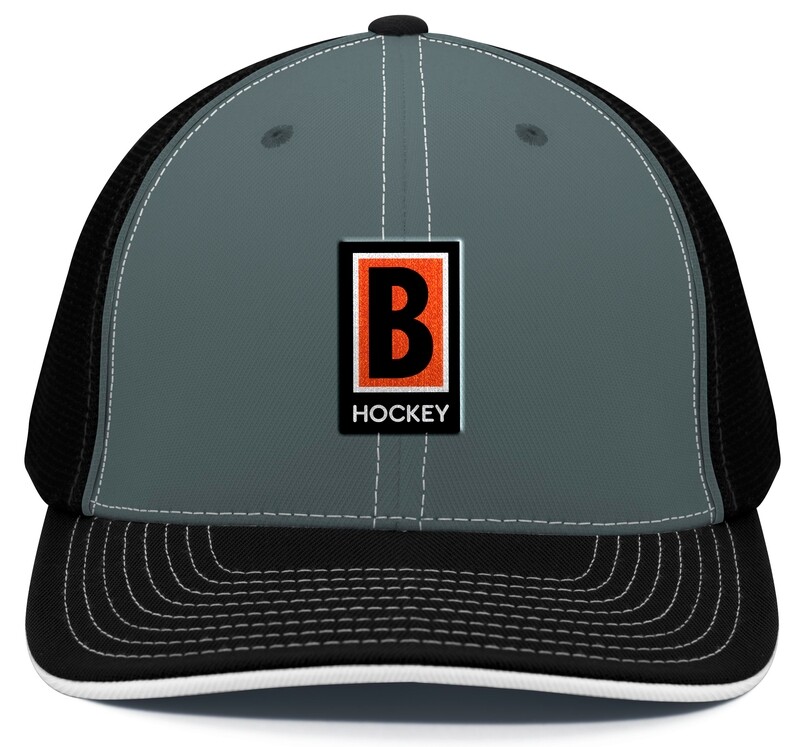 Trucker Mesh Ball Cap -Graphite/Black or Black/White