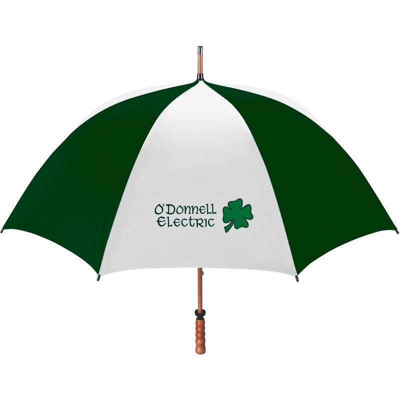 Golf Umbrella: Forest/ White