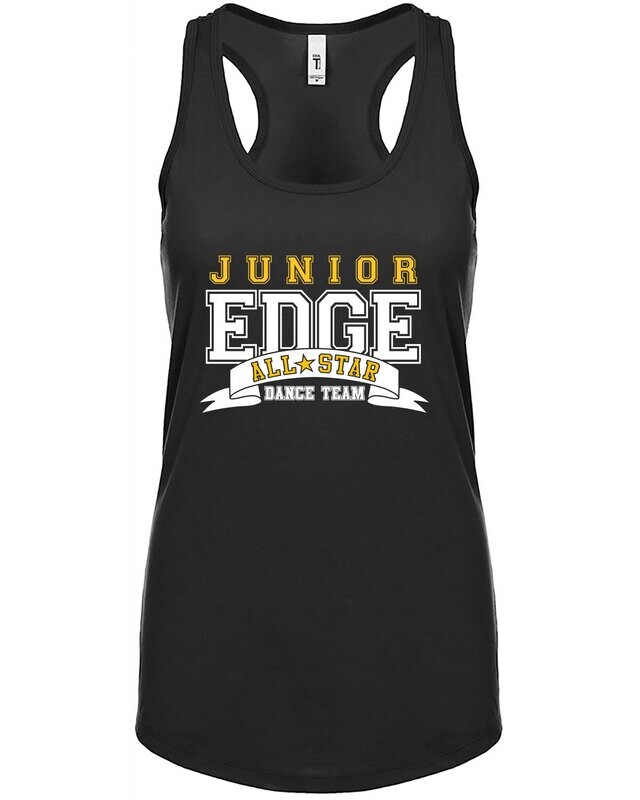 JUNIOR EDGE Next Level Ladies' Ideal Racerback Tank-Black