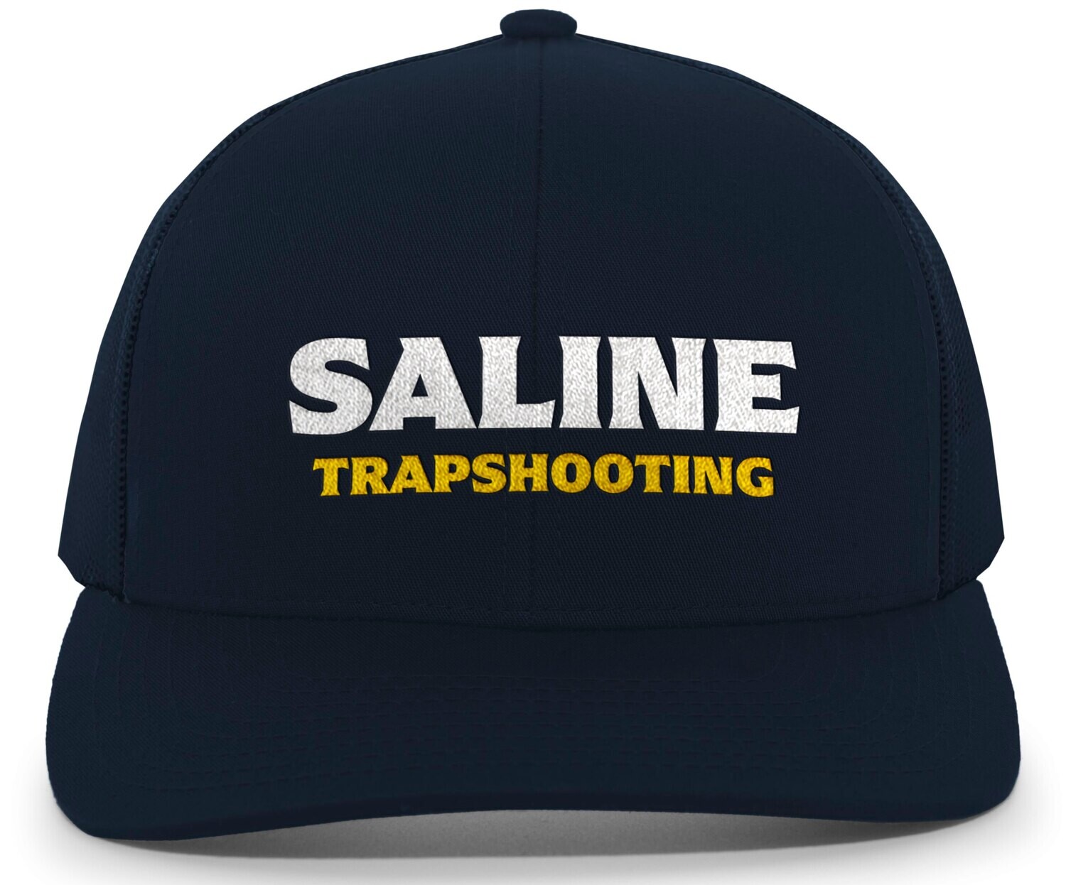 Trucker Snapback Cap (OSFA) - Navy & White/Navy