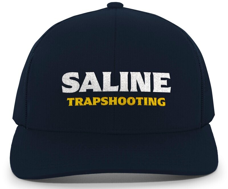 Trucker Snapback Cap (OSFA) - Navy & White/Navy