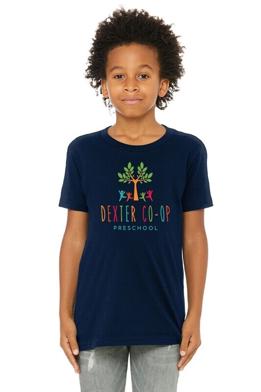 Youth Jersey Short Sleeve Tee - Black/ Navy