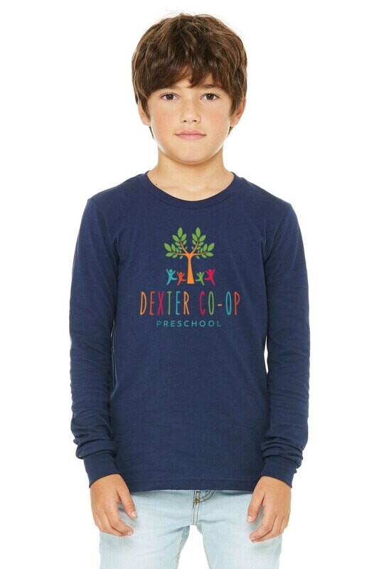 Youth Jersey Long-Sleeve T-Shirt - Black/ Navy