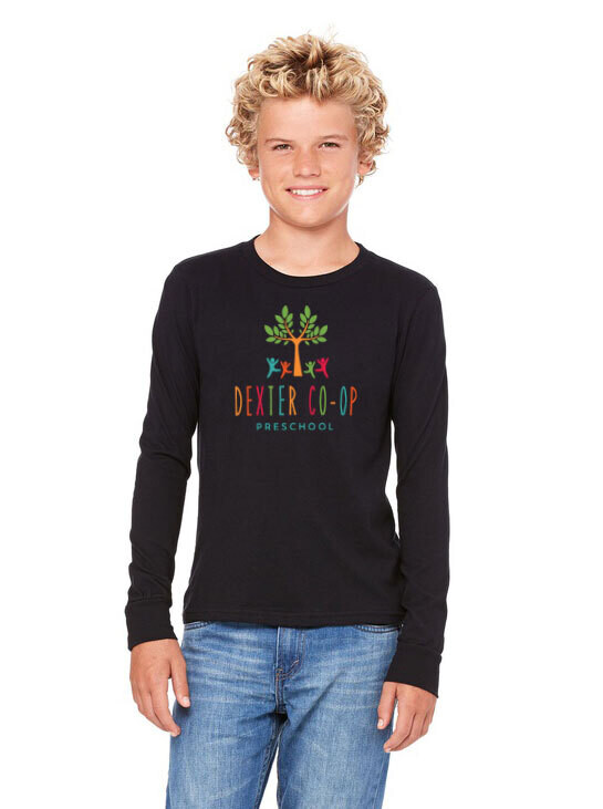 Youth Jersey Long-Sleeve T-Shirt - Black/ Navy