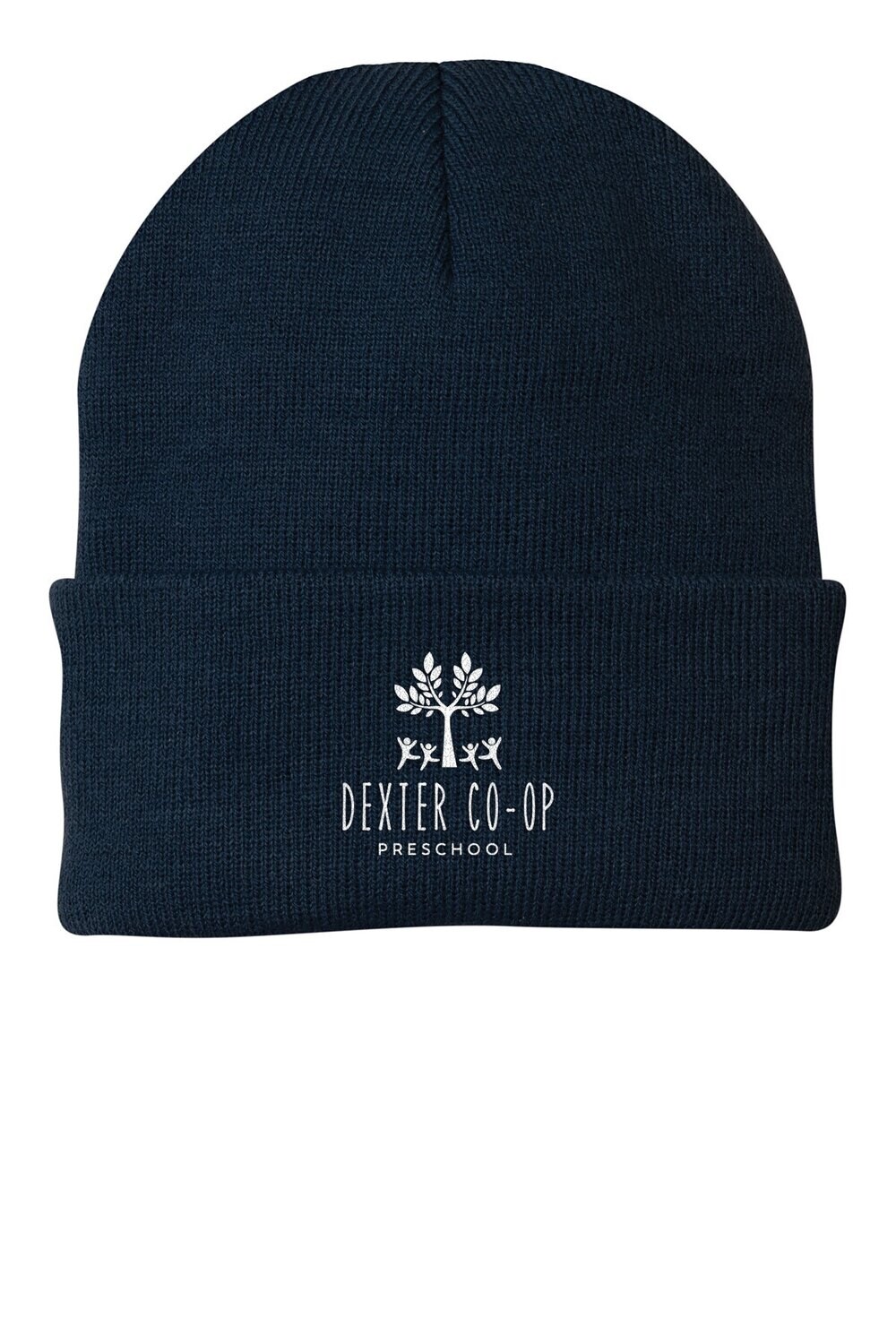 Knit Beanie (One Size Fits Most) - Navy/Black/ Grey