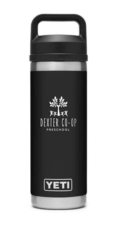 YETI Black Stainless Steel Water Bottle - 18 or 26 oz  Black