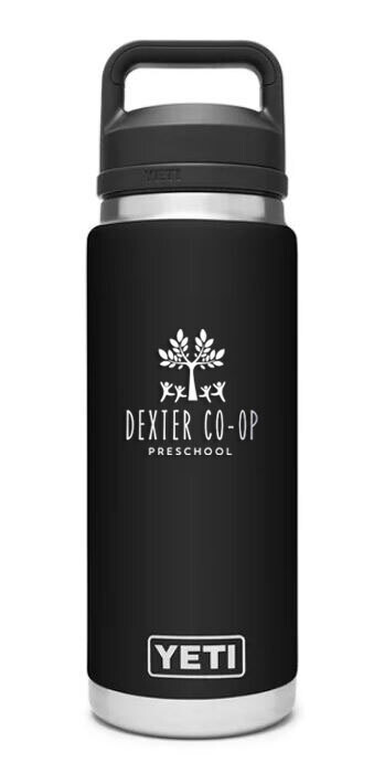 YETI Black Stainless Steel Water Bottle - 18 or 26 oz  Black