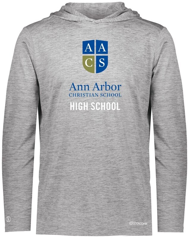 High School: Electrify Coolcore Hoodie- Athletic Heather Grey (Youth sizes available)