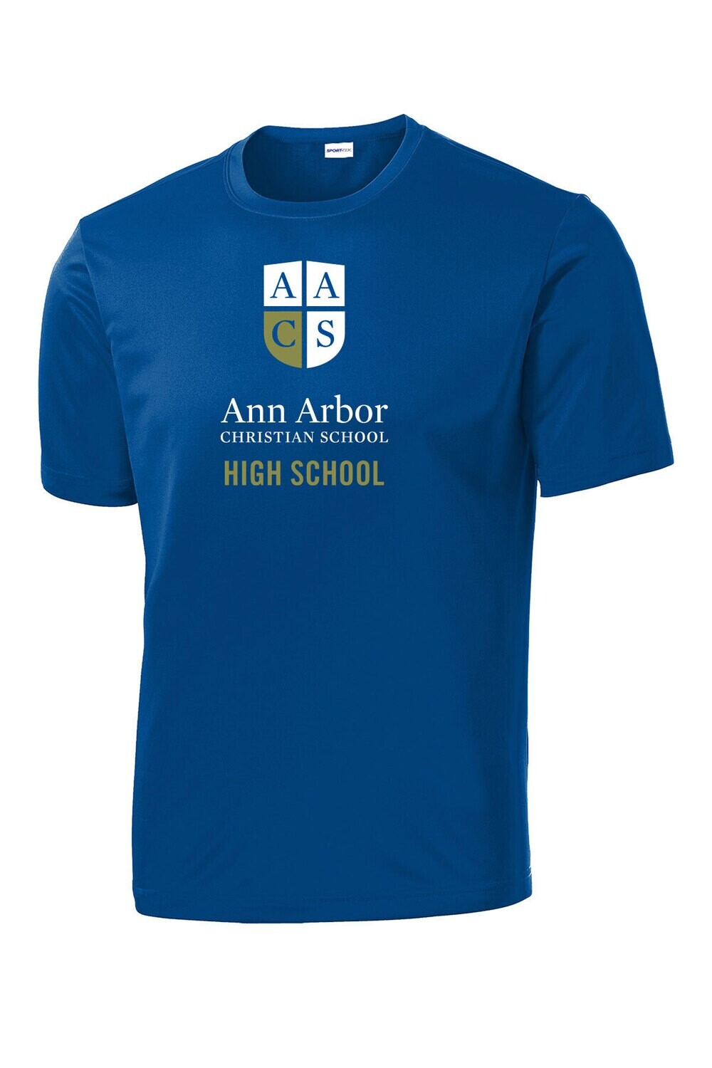 High School: Performance Short Sleeve T-shirt: Royal (Youth sizes available)
