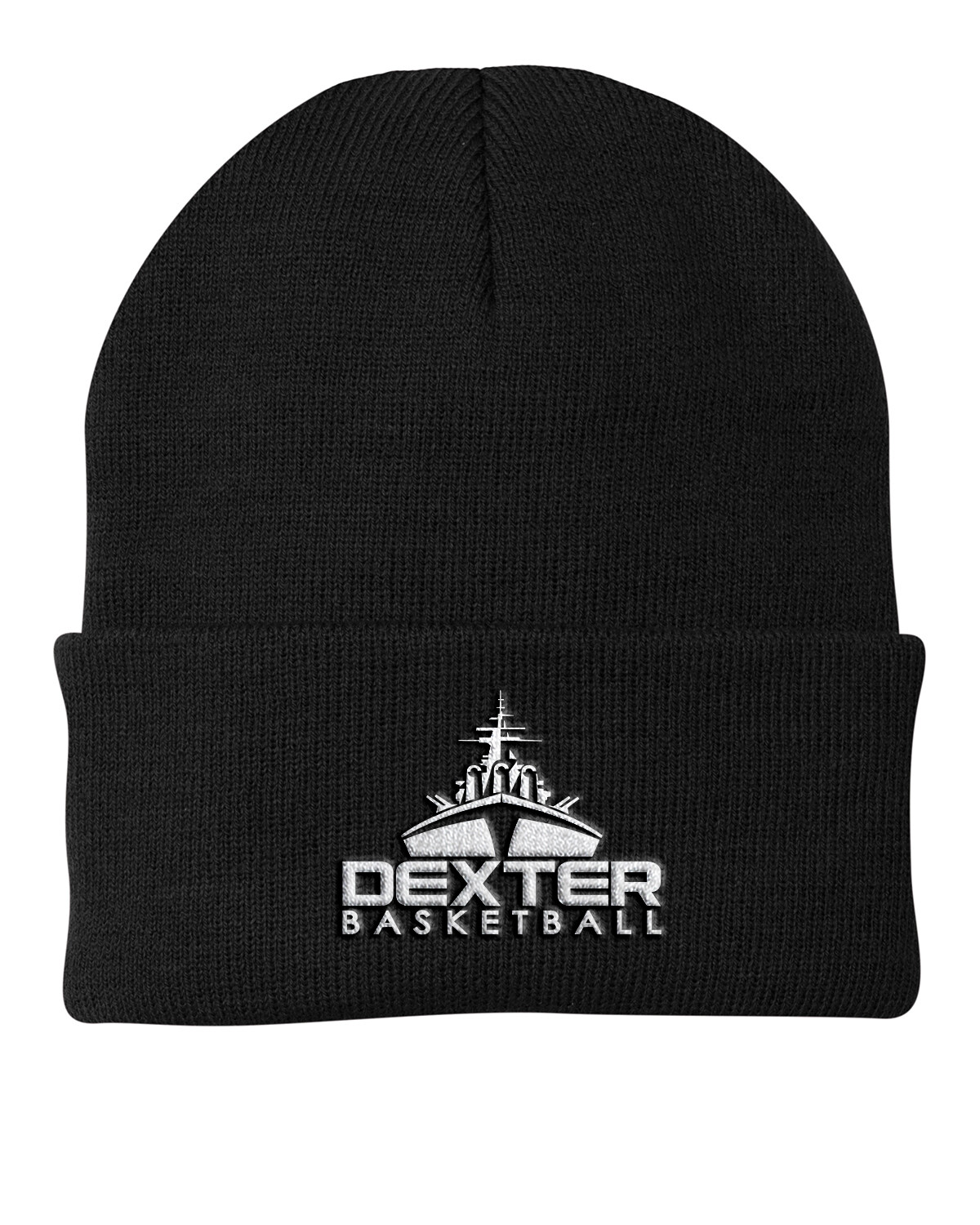 Knit Beanie- Black or Athletic Grey