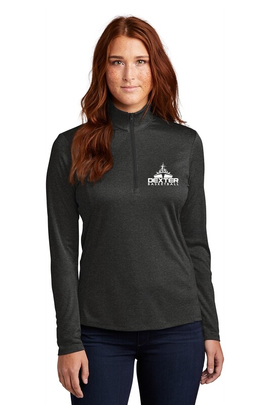 Women's Endeavor 1/2 Zip Pullover- Black Heather