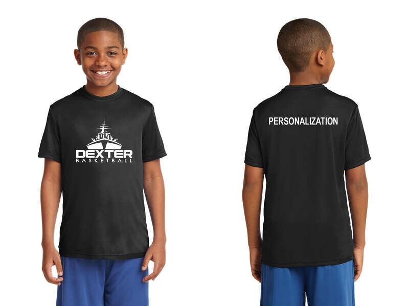Youth Sport-Tek Performance Tee: Black, White, Silver, Iron Grey
