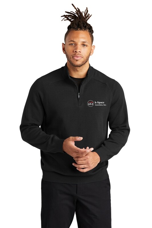 Mercer+Mercer 1/4 Zip Sweater- Black, grey