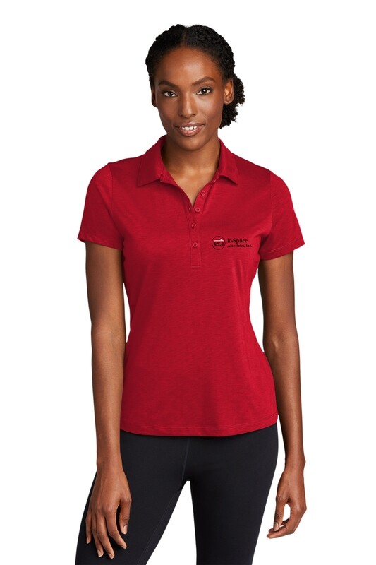 Sport- Tek Ladies PosiCharge Polo- Red, Black, Light Grey
