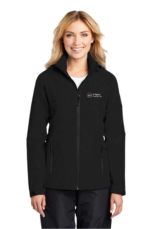 Port Authority Ladies Waterproof Jacket- Black