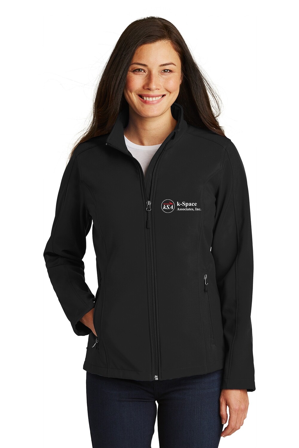 Ladies Core Soft Shell Jacket- Black or Grey