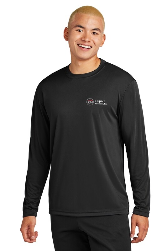 Performance Long Sleeve T-Shirt: Black/ Red/ Silver/ Dark Grey