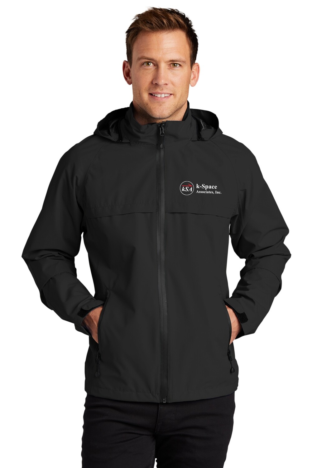 Port Authority Waterproof Jacket- Black