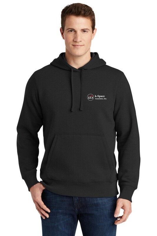 Cotton Blend Fleece Hoodie- Black/ Red/ Vintage Grey Heather