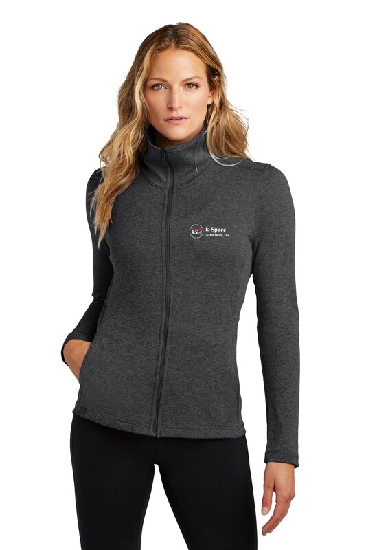 Soft Ladies Full Zip Jacket- Black