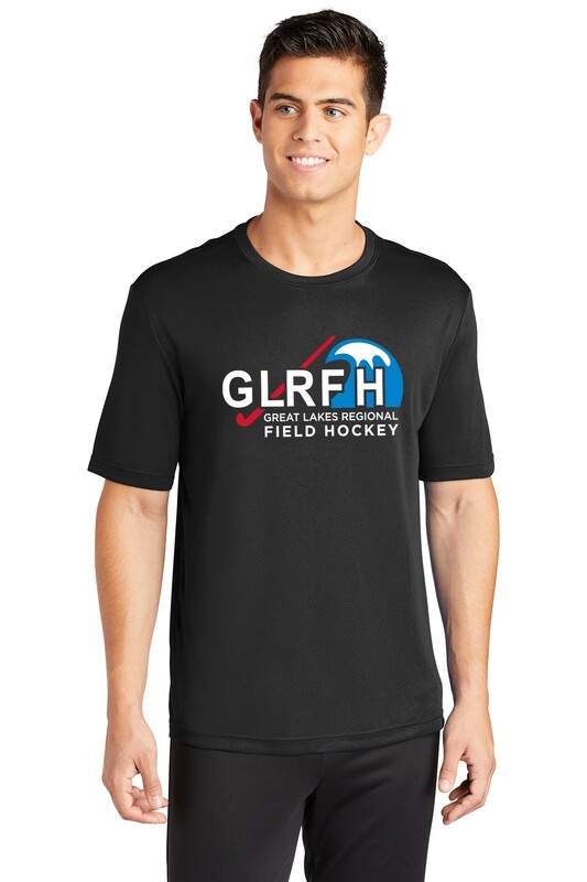Adult Unisex Performance Tee: Black/Red/Royal/Heather Grey/ White