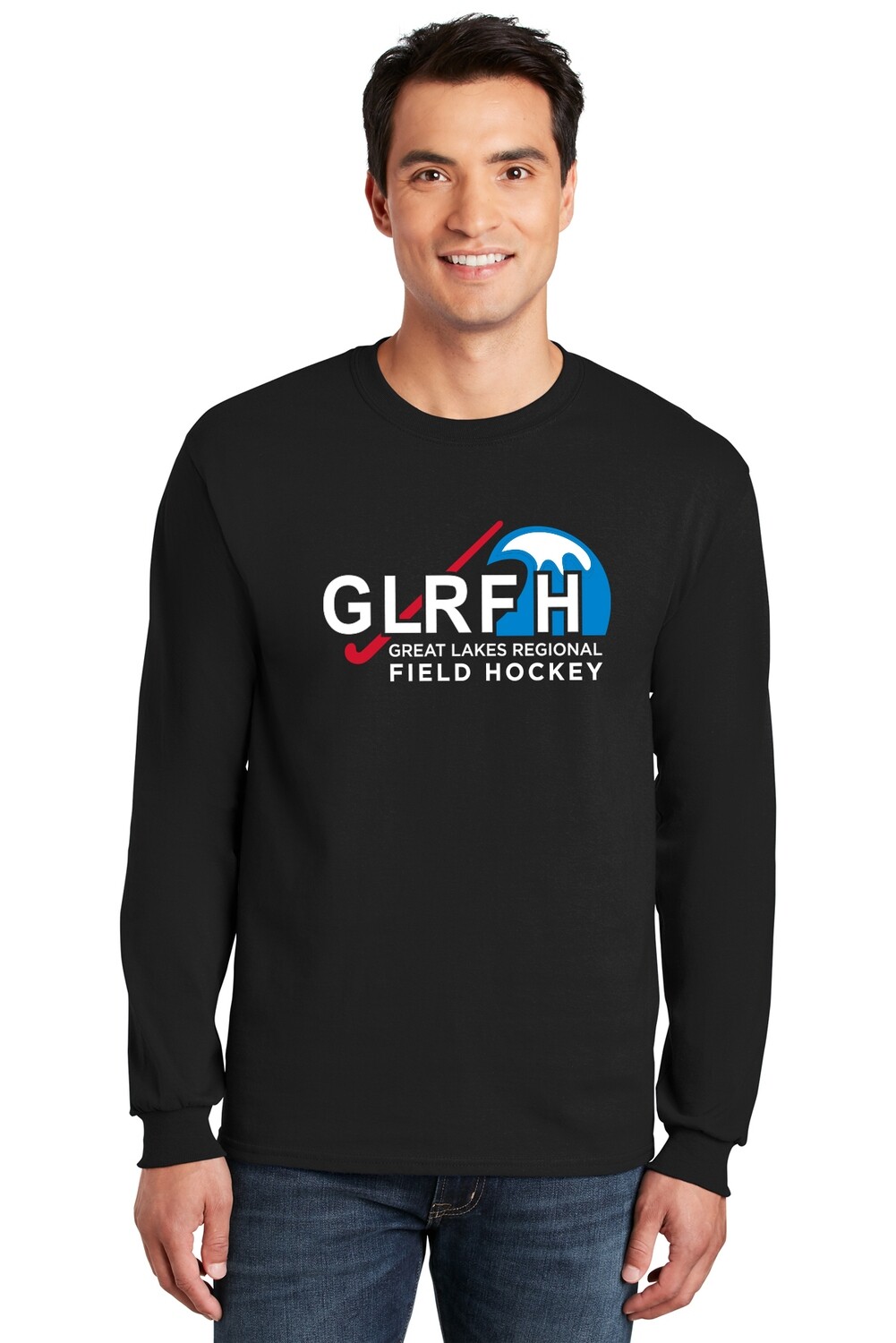 Adult Unisex Cotton Long Sleeve Tee-  Black/Red/Royal/Athletic Grey/ White