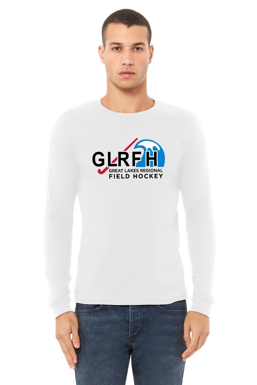 BELLA+CANVAS Unisex Jersey Long Sleeve Tee: Black/ Red/ Royal/ White