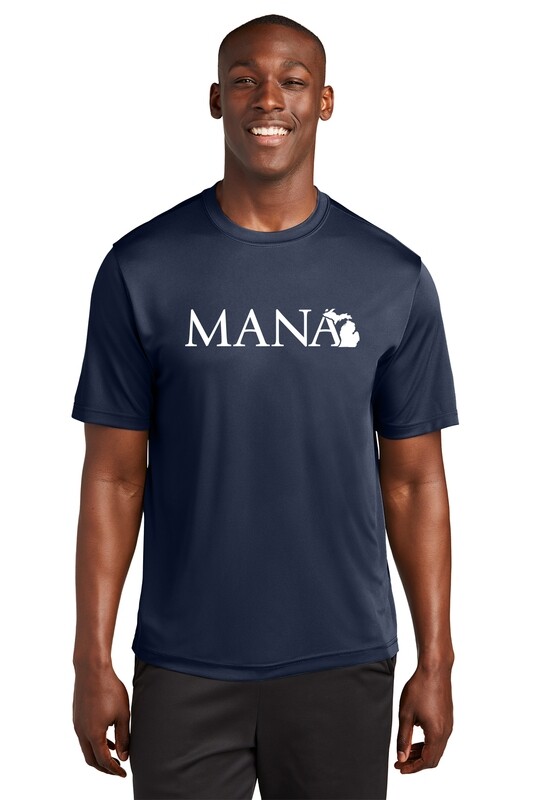 Unisex Performance Short Sleeve Tee - Navy/Charcoal/Heather Grey/ White