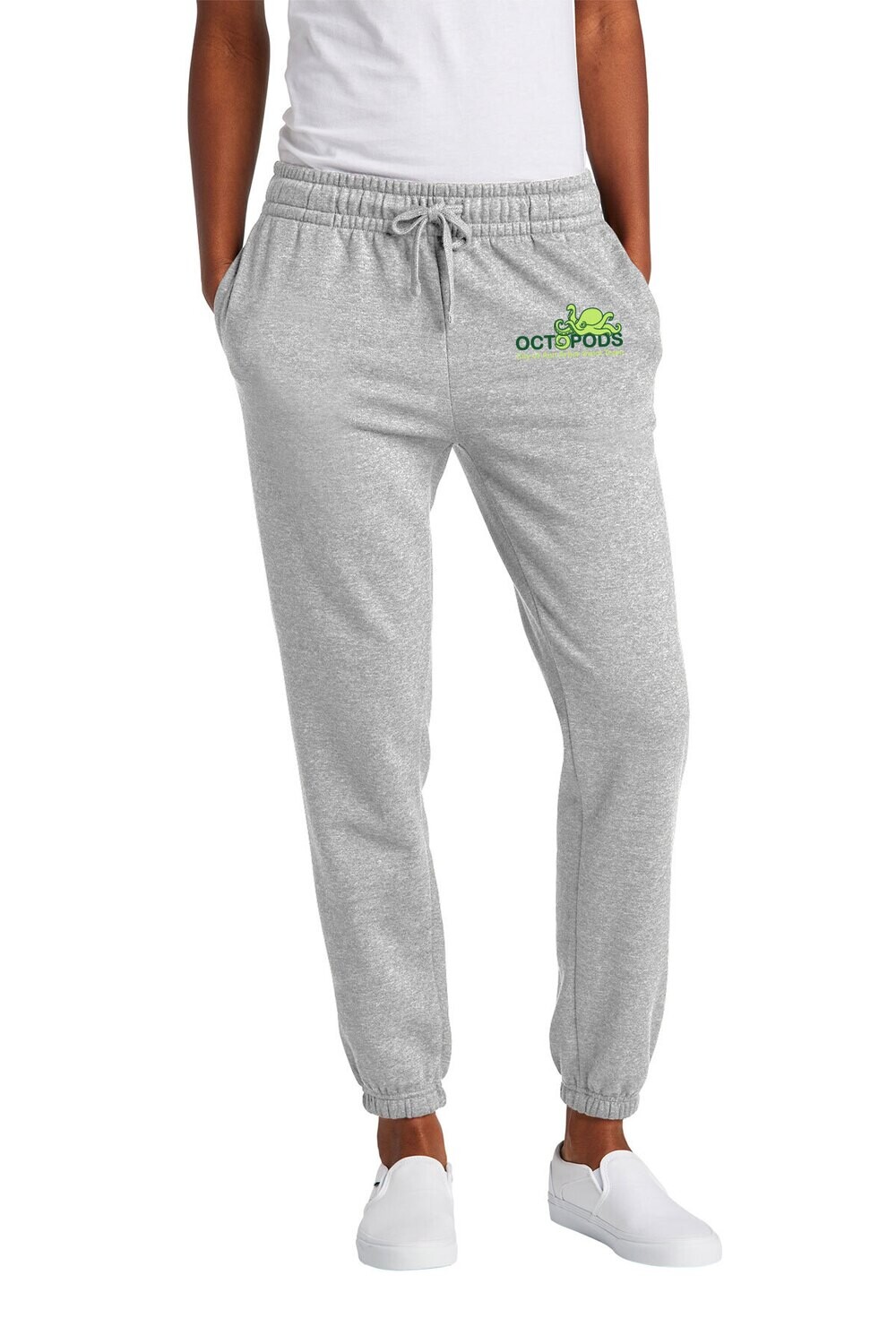 Women&#39;s Fleece Jogger-Light Heather Grey