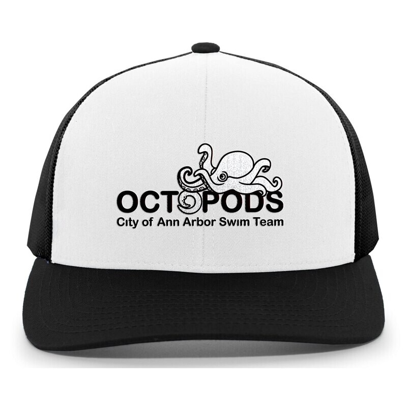 Trucker Snapback Cap - White/Black, Graphite/Black, Graphite/White, Dk Green/White