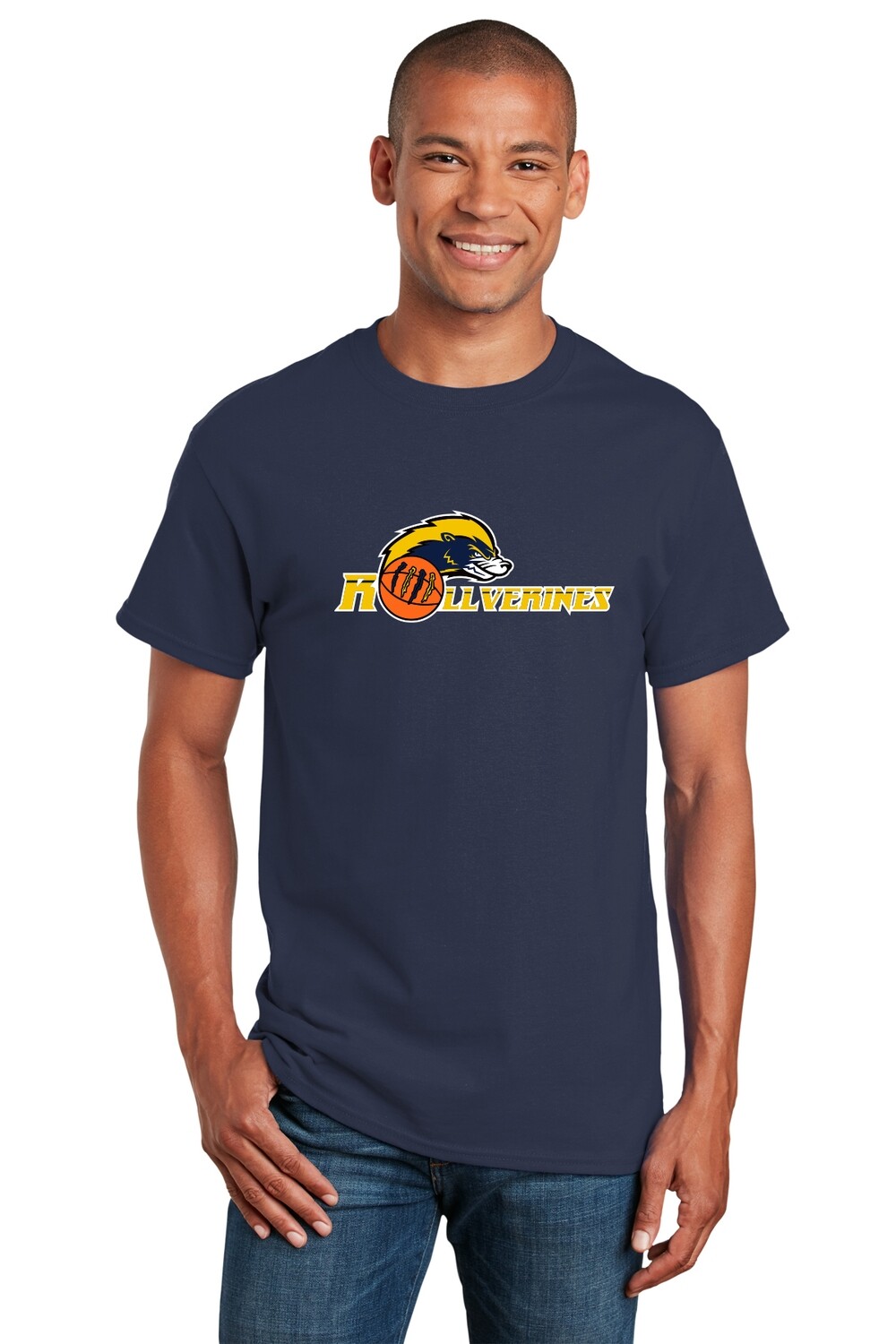 Soft Cotton Short Sleeve T-Shirt (youth sizes available) - Navy