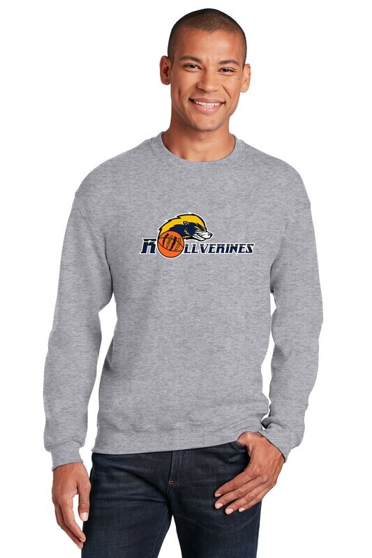 Gildan Crewneck Sweatshirt (youth sizes available) - Sport Grey